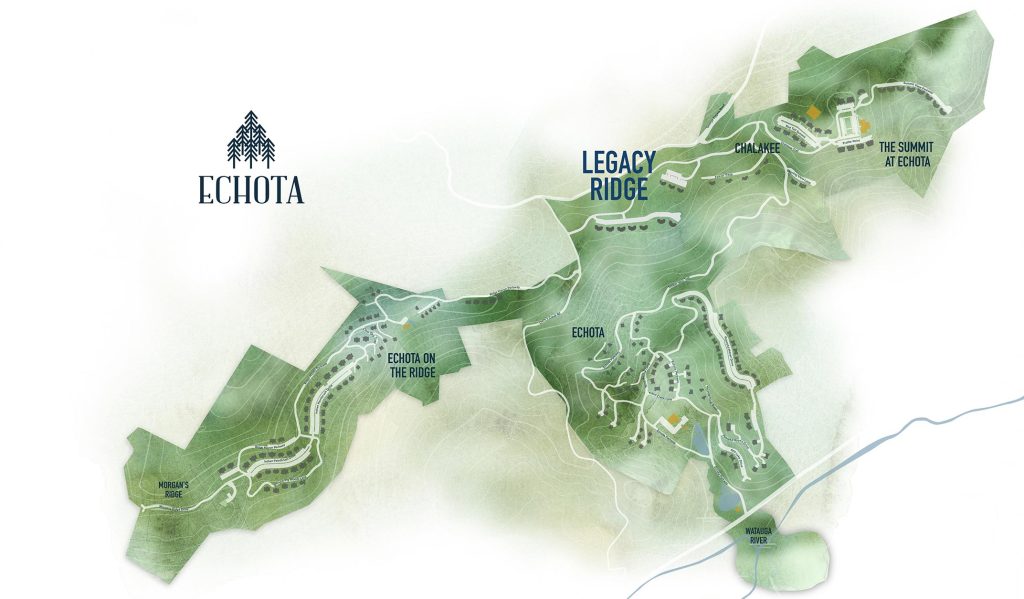 Map of Echota on the Ridge